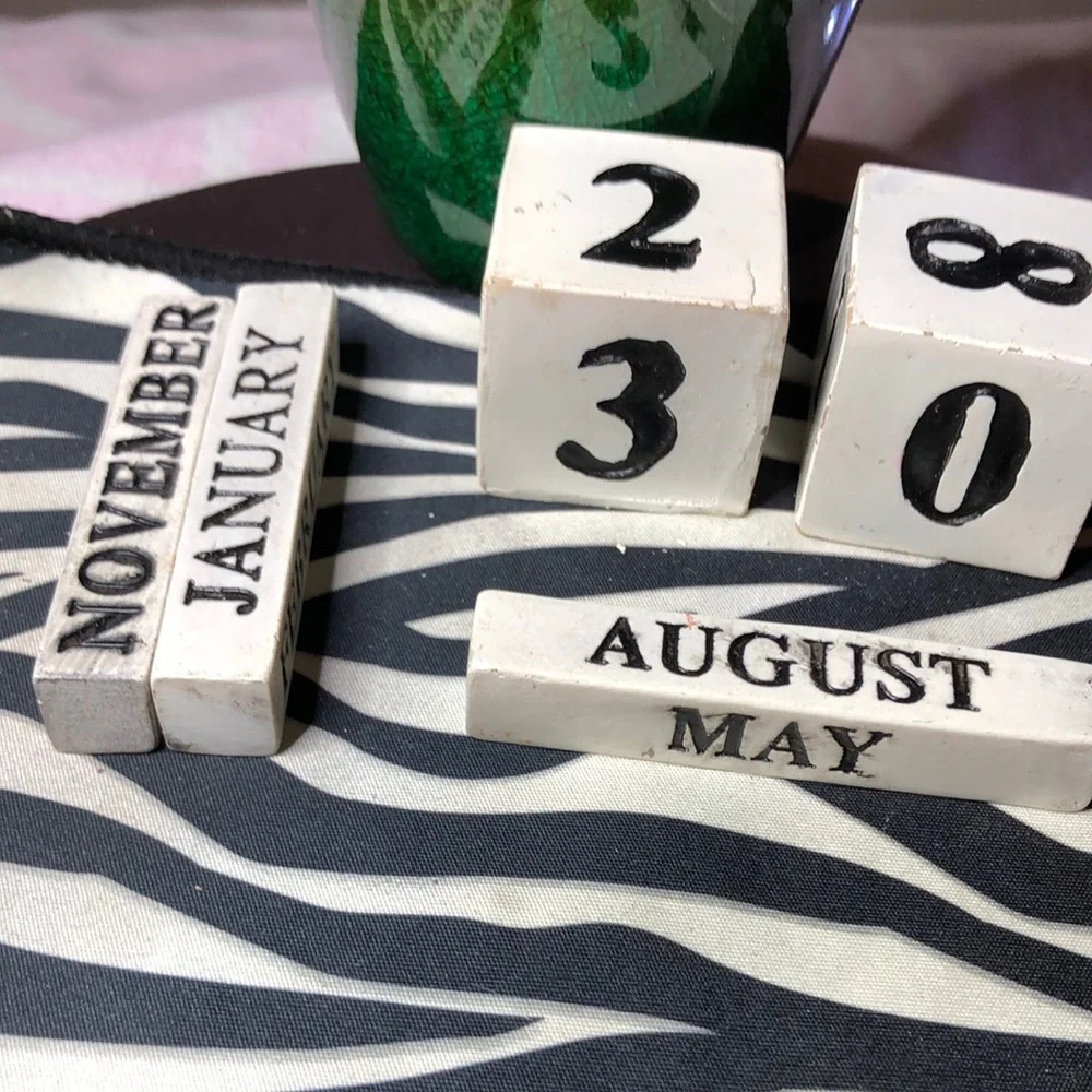 Homemade Wooden Calendar